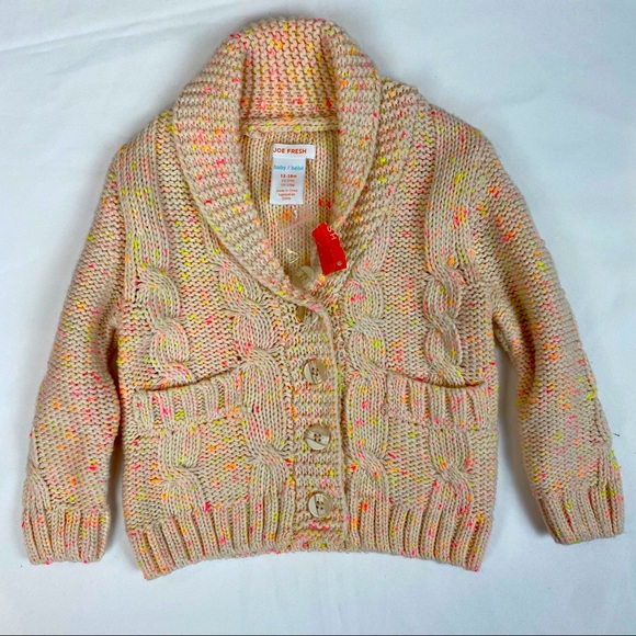 3/$20 JOE FRESH Baby Girl’s Knit Cardigan - Picture 1 of 5
